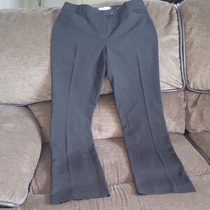 Calvin Klein Collection Black Flared Trousers